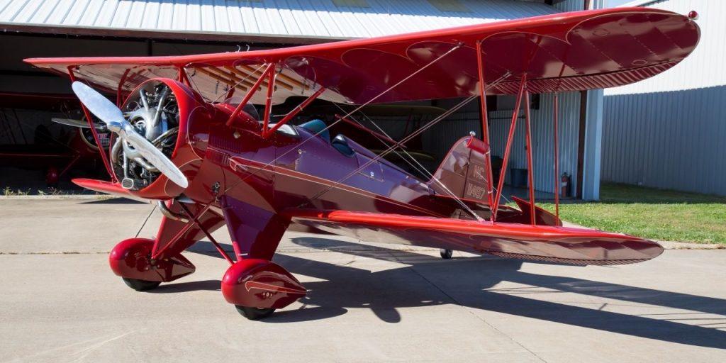 Restored vintage 1930 Waco QCF Fixed Wing Single Engine aircraft
