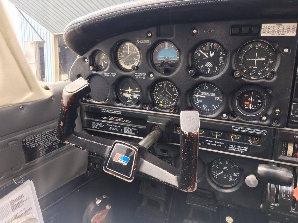 Recently serviced 1977 Piper PA-28-161 aircraft