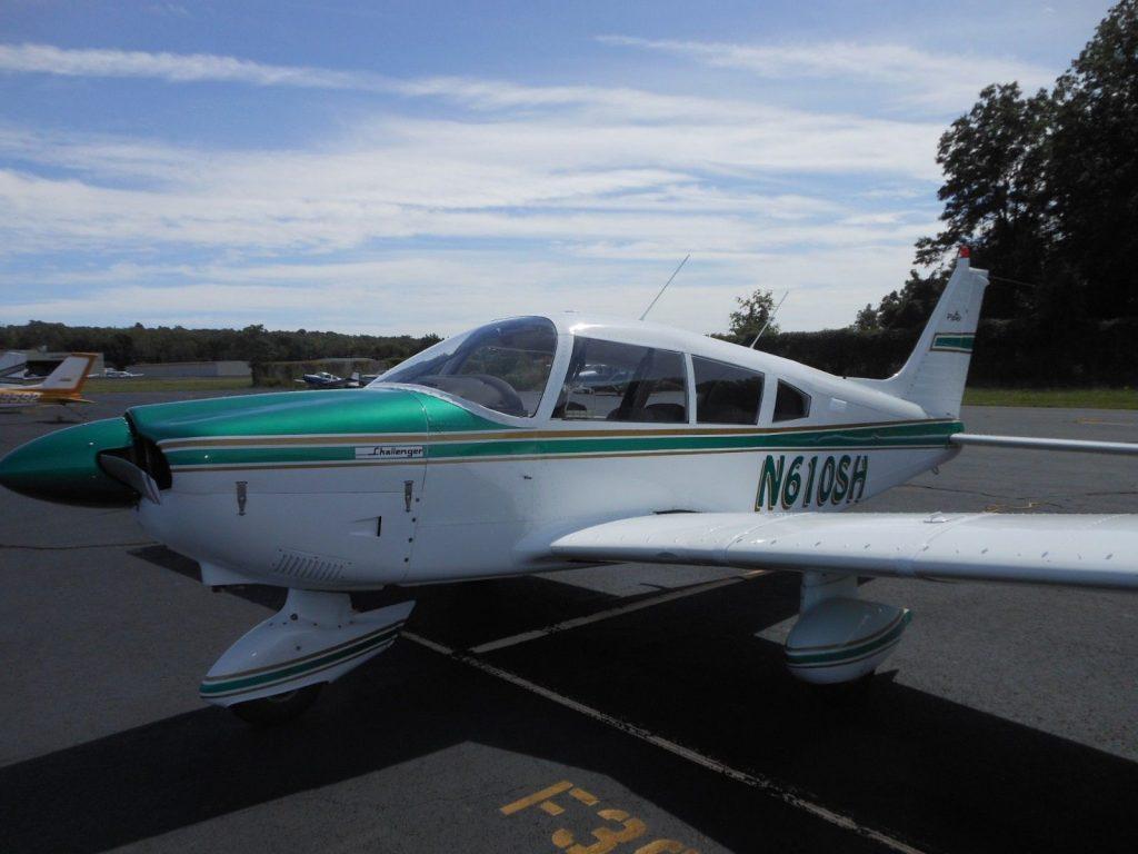 one of a kind 1973 Piper Cherokee aircraft