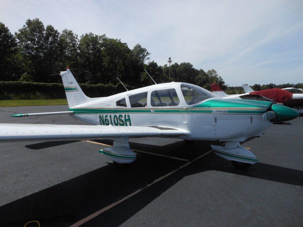 one of a kind 1973 Piper Cherokee aircraft