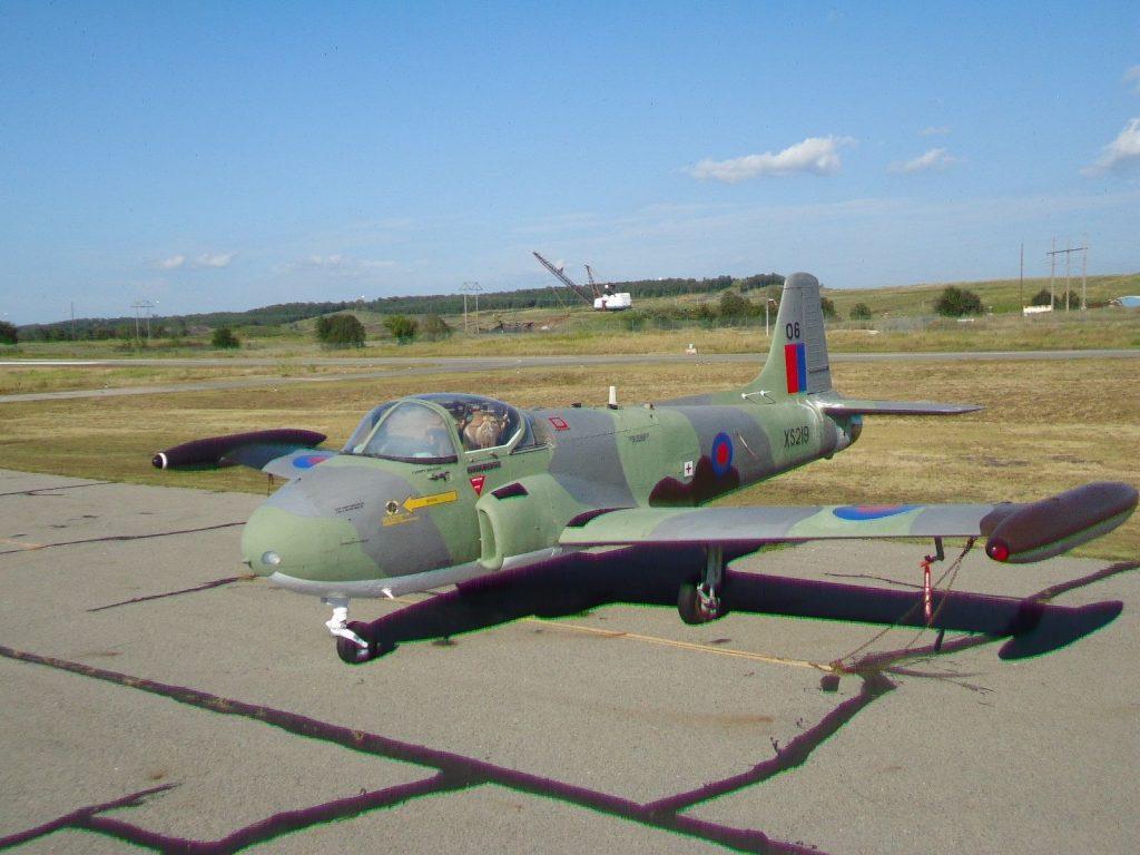 military 1964 BAC JET Provost MK4 aircraft