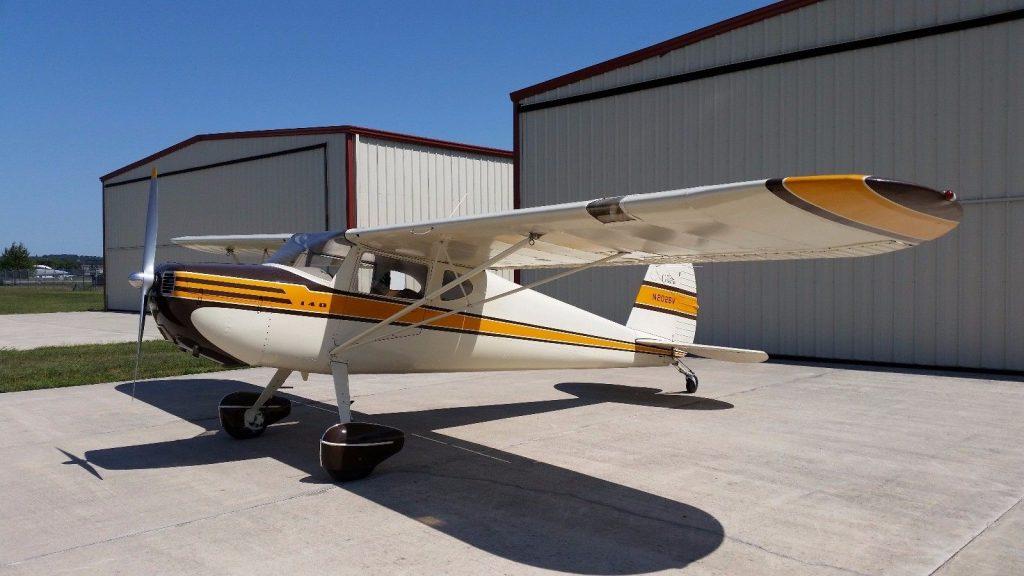 recently restored 1947 Cessna 140 aircraft