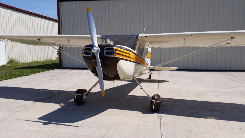 recently restored 1947 Cessna 140 aircraft