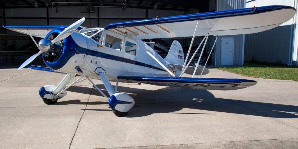very clean 1937 Waco YKS-7 Fixed Wing Single Engine aircraft