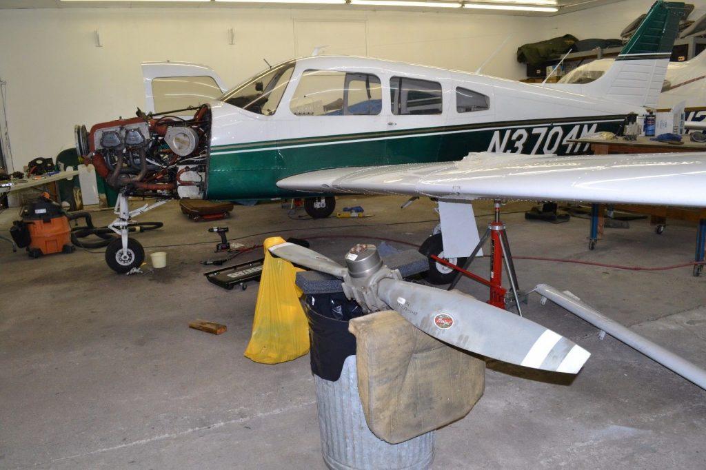 nearly complete 1978 Piper Arrow aircraft project