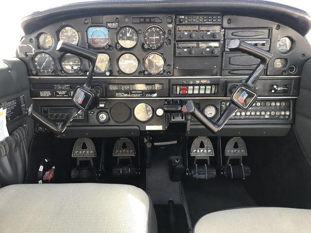 new upholstery 1981 Piper Warrior aircraft