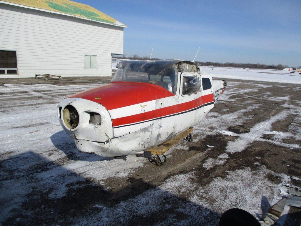 damaged 1966 Cessna P206 aircraft