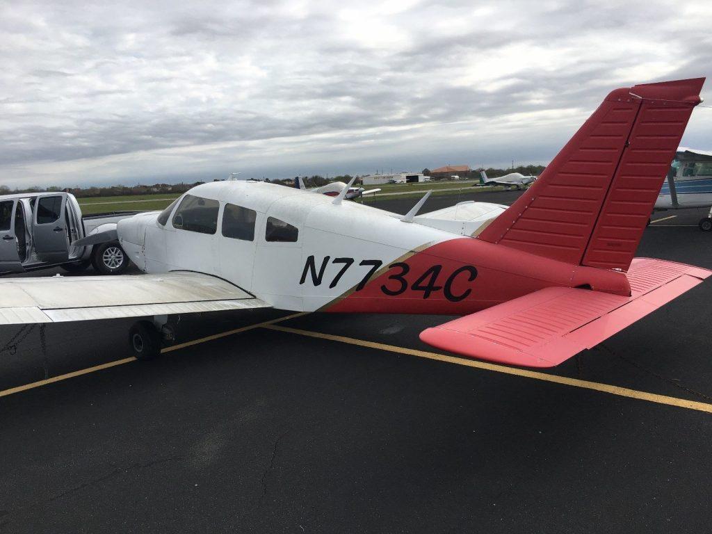 surface rust 1975 Piper Archer II PA28 aircraft
