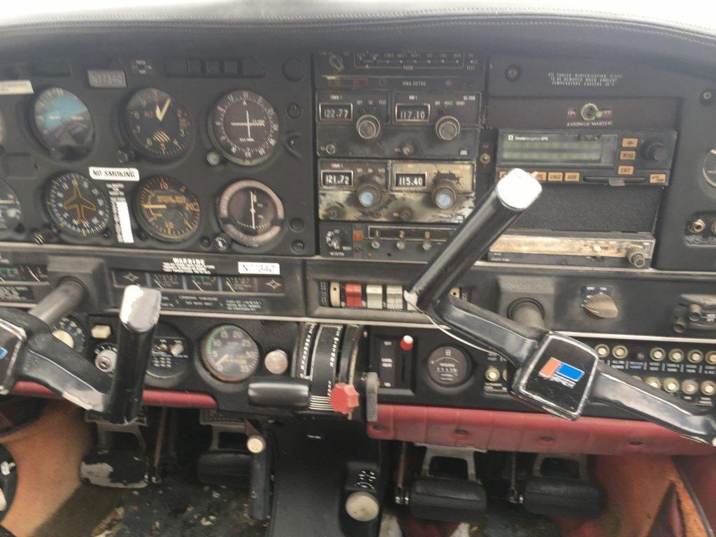surface rust 1975 Piper Archer II PA28 aircraft