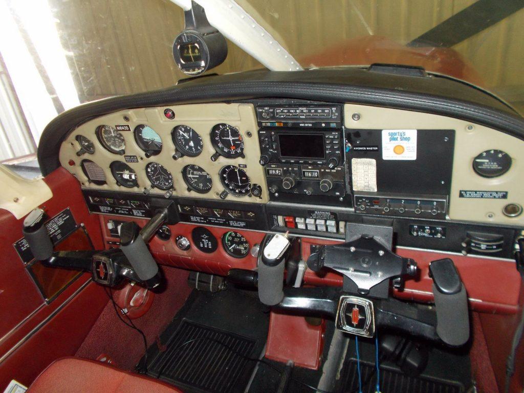 hangared 1973 Piper Challenger aircraft