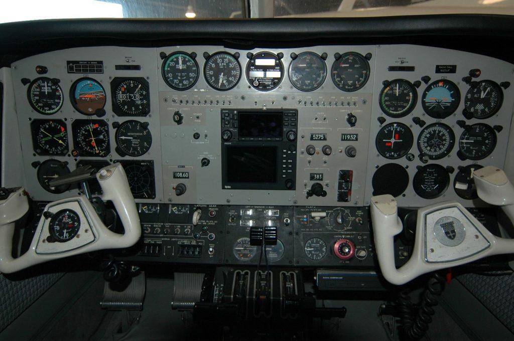 updated panel 1974 Beech B 60 Duke aircraft