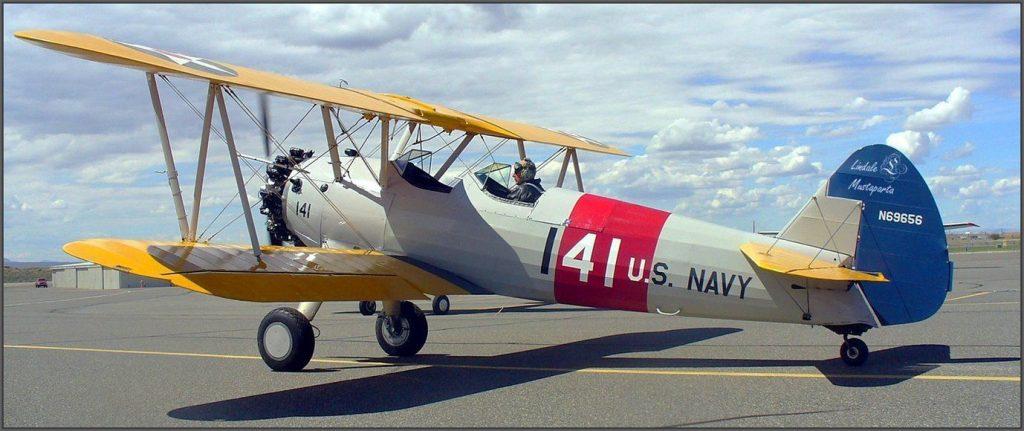 restored 1943 Boeing Stearman aircraft