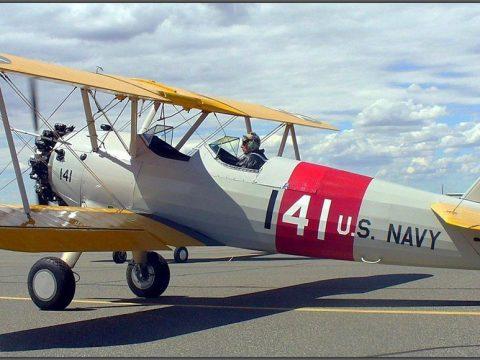 restored 1943 Boeing Stearman aircraft for sale