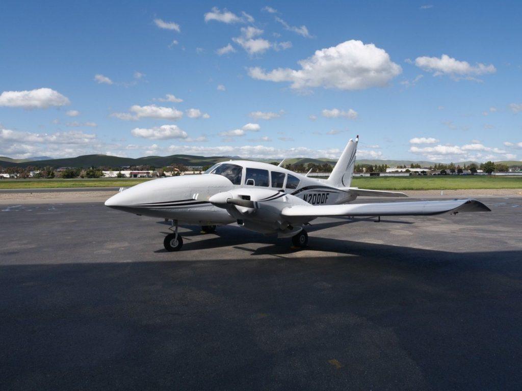 well serviced 1968 Piper Turbo Aztec aircraft
