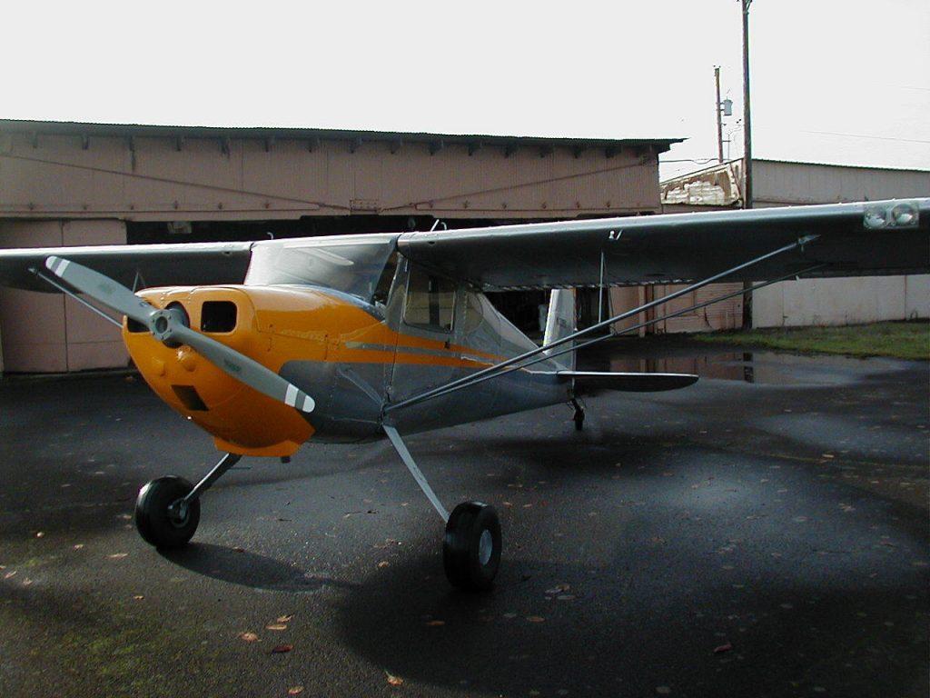 hangared gem 1946 Cessna 140 aircraft