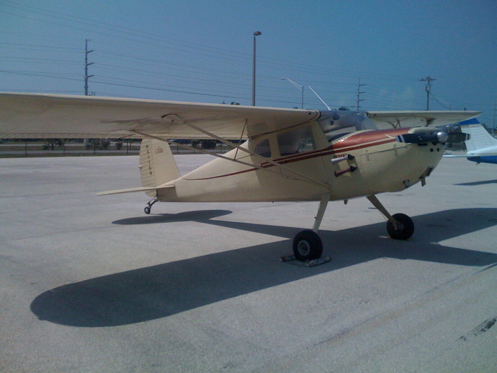 vintage 1947 Cessna 140 aircraft for sale