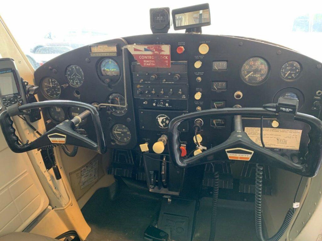 low hours 1965 Cessna 150 aircraft
