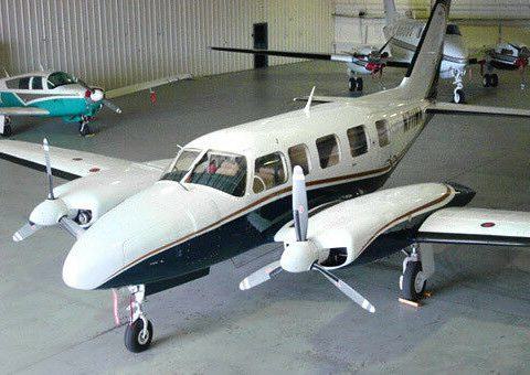 hangared 1976 Piper Navajo Chieftain Twin Aircraft for sale