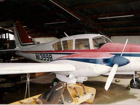 stored inside 1971 Piper Aztec aircraft for sale