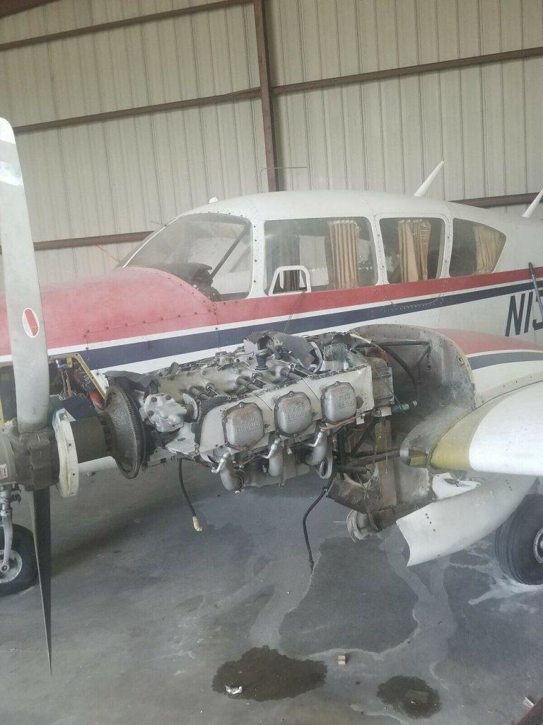 stored inside 1971 Piper Aztec aircraft