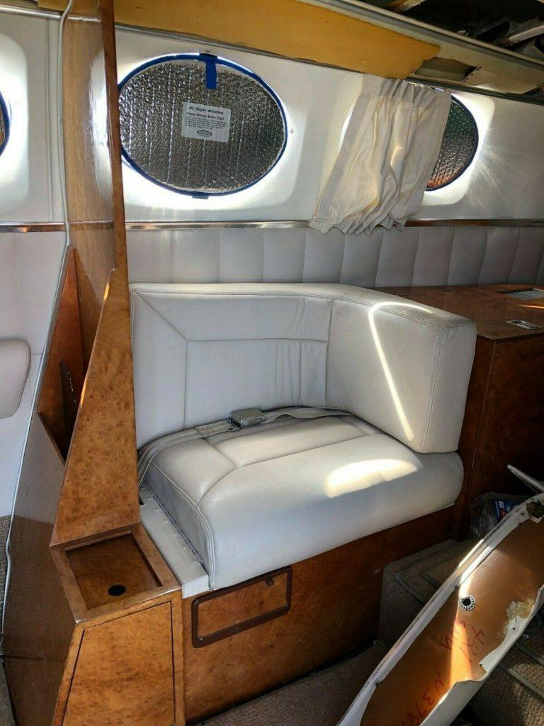 leather interior 1973 Cessna 414 Aircraft