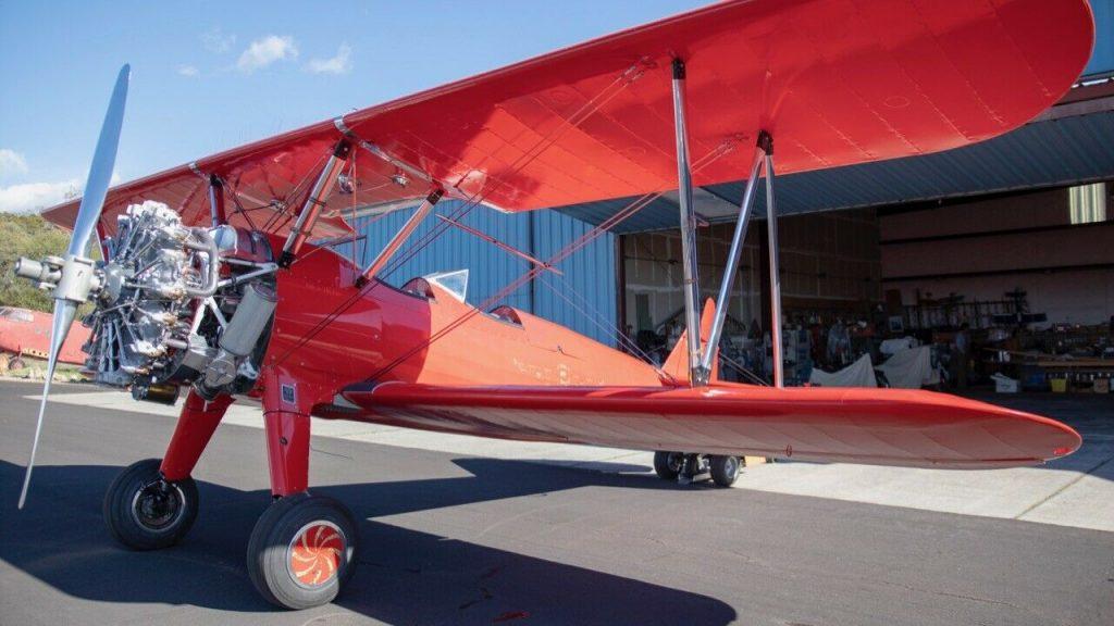 vintage 1941 Stearman WWII Trainer aircraft