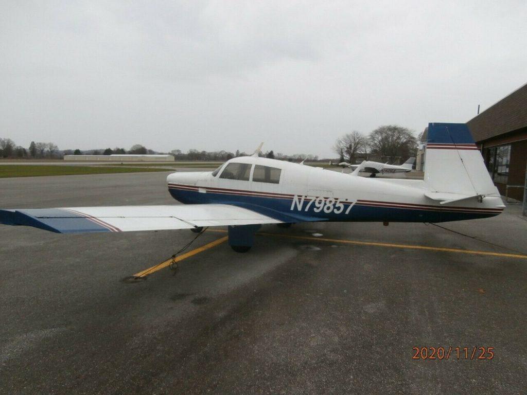 almost complete 1964 Mooney M20E Airframe aircraft