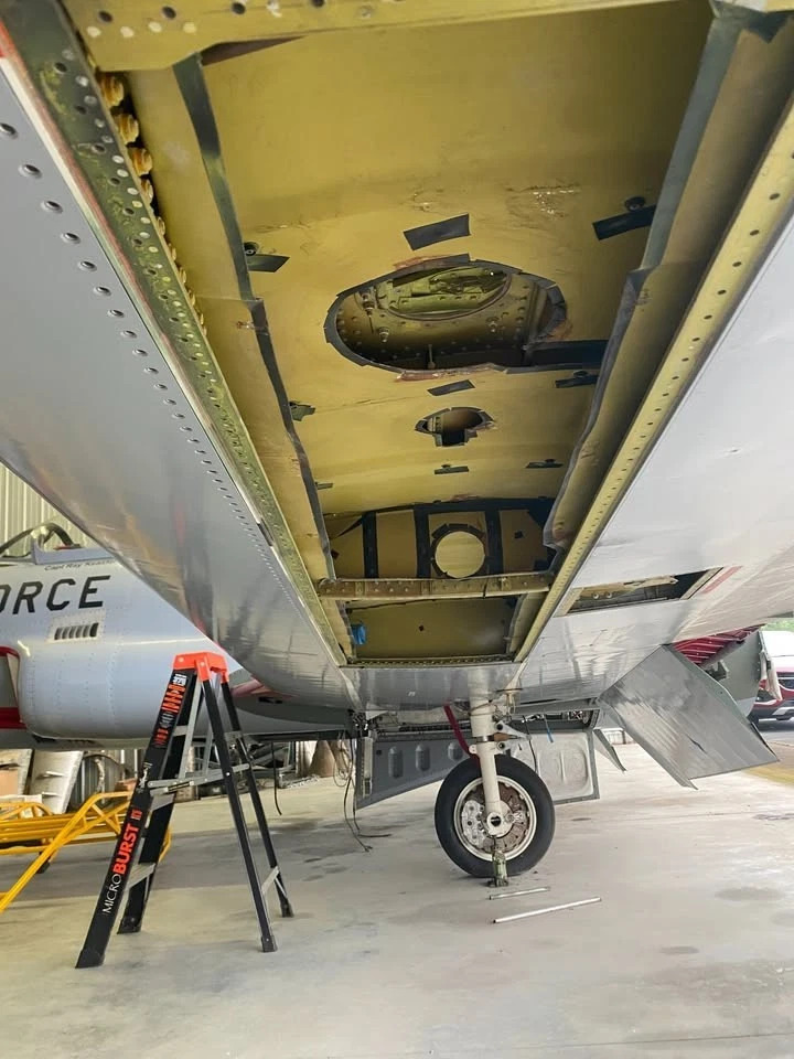 Non Flying Airplane Project Lockheed T-33a Allison Jet Turbine Engine