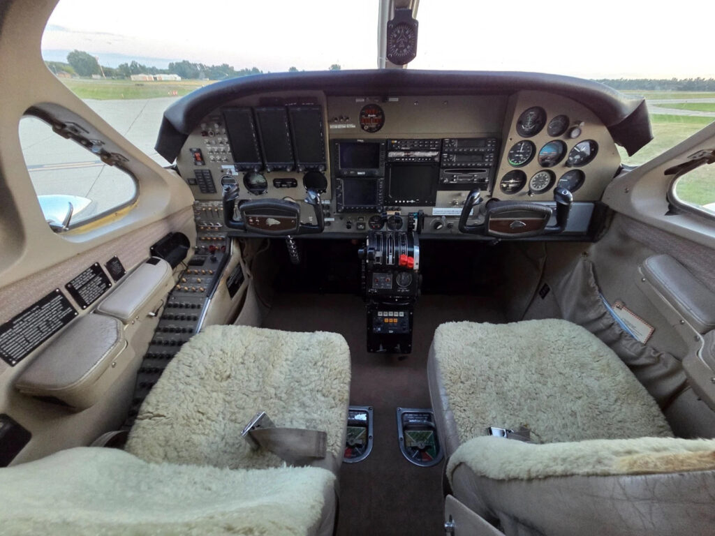 1972 Cessna 414 RAm VII – Upgraded Avionics Fresh Overhaul Spare Engine