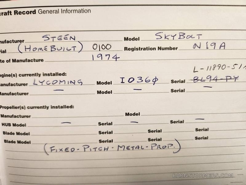 1975 Steen Skybolt 200hp Airplane